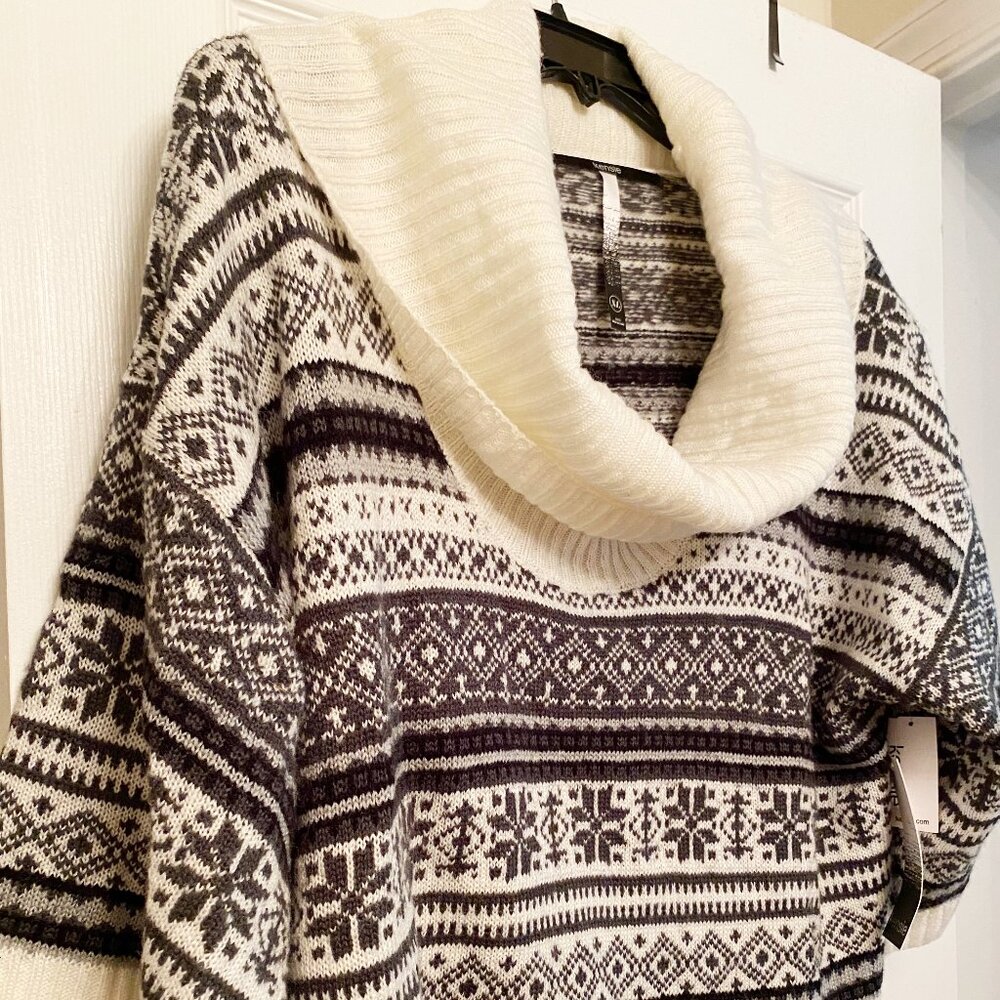 New Kensie Fair Isle Turtleneck Sweater